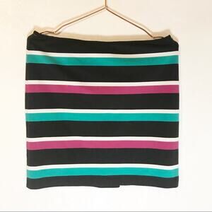 Allen B striped skirt size Medium